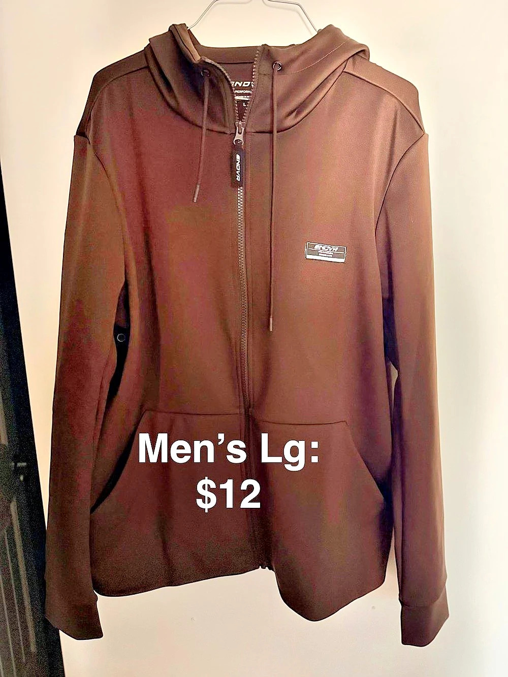 Men's Brown Lightweight Jacket Size Large Like New
